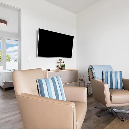 Daire Beachterracetwo- Eg, Meerblick, Terrasse, Kamin, Sauna