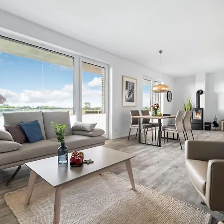Daire Beachterracetwo- Eg, Meerblick, Terrasse, Kamin, Sauna *
